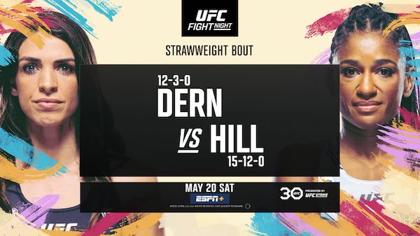 Watch UFC Fight Night Dern vs Hill 5/20/23 on BollyRulez