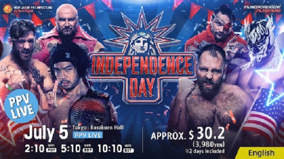 Watch NJPW STRONG INDEPENDENCE Day 2 2023