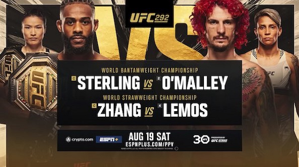 Watch UFC 292: Sterling vs. OMalley 8/19/23 – 19th August 2023 Full Show