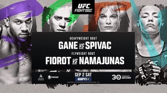 Watch UFC Fight Night Gane vs Spivak 9/2/23 – 2nd September 2023 Full Show