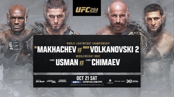 Watch UFC 294: Makhachev vs. Volkanovski 2 10/21/23 – 21st October 2023 Full Show