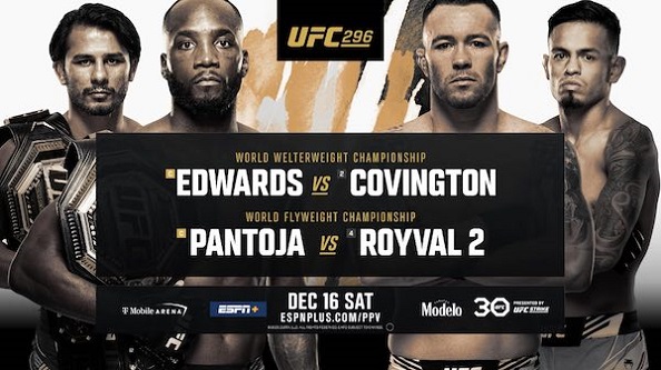 Watch UFC 296 Edwards vs. Covington PPV 12/16/23 – 16th December 2023 Full Show