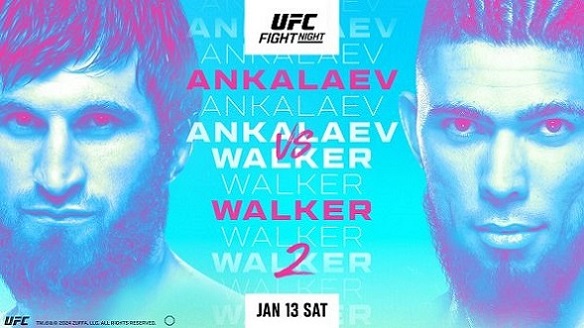 Watch UFC Fight Night Ankalaev vs Walker 2 1/13/24 – 13th January 2024 Full Show