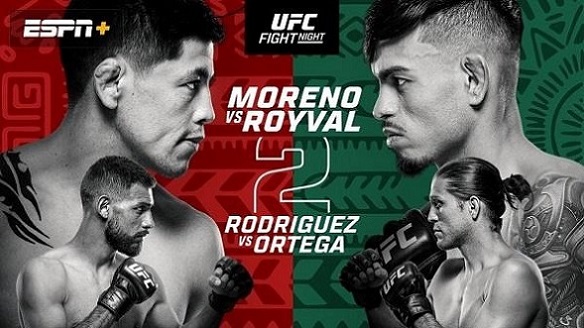 Watch UFC Fight Night: Moreno vs. Royval 2 2/24/24 – 24th February 2024 Full Show