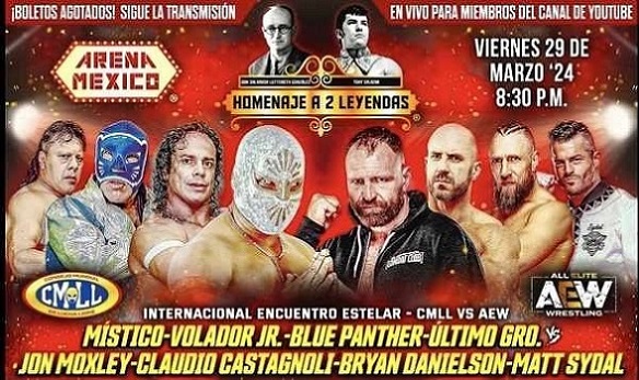 Watch CMLL HOMENAJE A DOS LEYENDAS 3/29/24 – 29th March 2024 Full Show