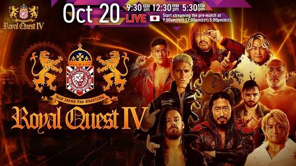 Watch NJPW Royal Quest IV 2024 10/20/24 – 20th October 2024 Full Show